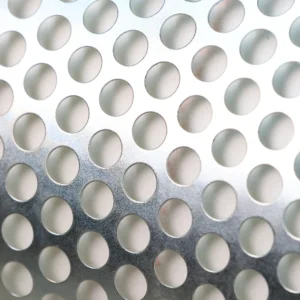 Lochblech aus Aluminium blank, Stärke 1 mm, 1,5 mm und 2 mm